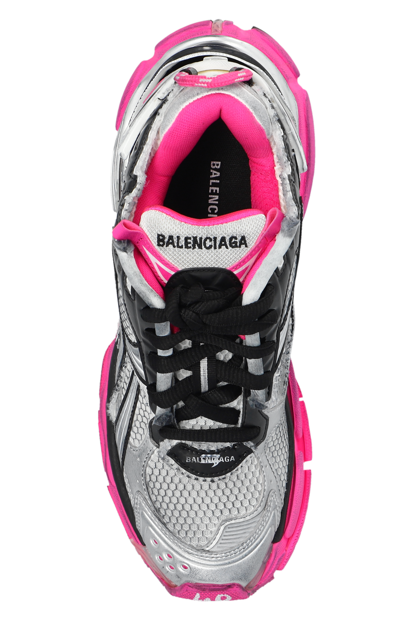 Women's Shoe Brown - Silver 'Runner' sneakers Balenciaga